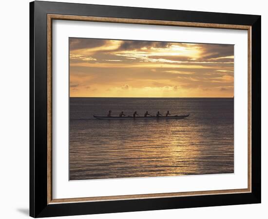 Clouds over the Sea During Sunset-null-Framed Photographic Print