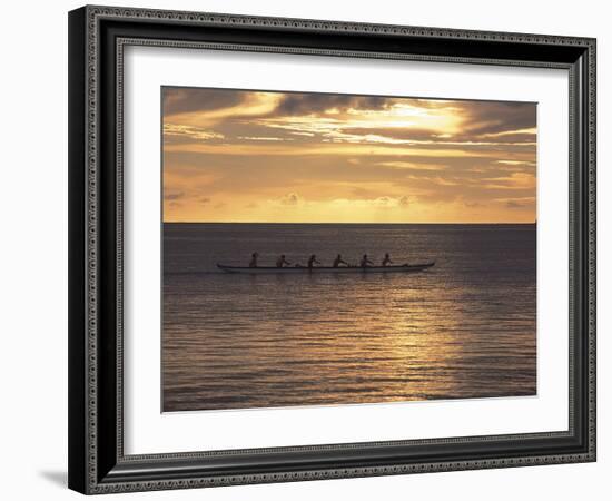 Clouds over the Sea During Sunset-null-Framed Photographic Print