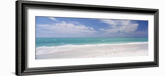 Clouds over the Sea, Lido Beach, St. Armands Key, Gulf of Mexico, Florida, USA-null-Framed Photographic Print