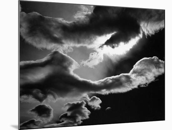 Clouds, Owens Valley, 1967-Brett Weston-Mounted Premium Photographic Print