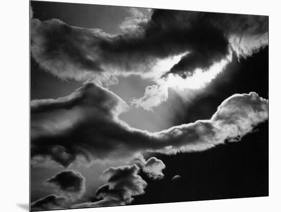 Clouds, Owens Valley, 1967-Brett Weston-Mounted Premium Photographic Print