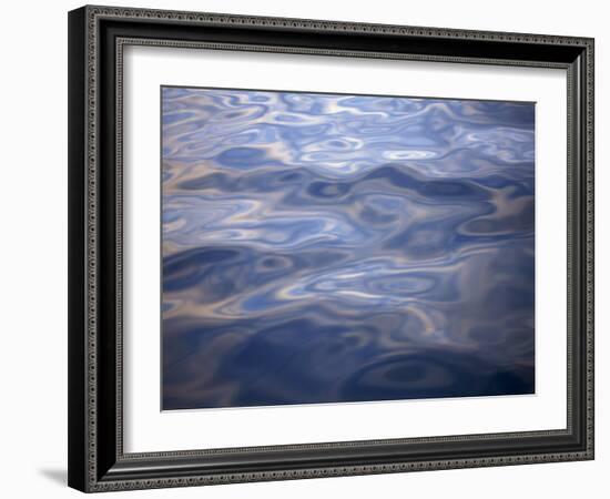 Clouds Reflected in Calm Water, Arctic, Polar Regions-Dominic Harcourt-webster-Framed Photographic Print