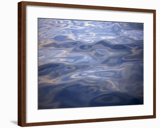 Clouds Reflected in Calm Water, Arctic, Polar Regions-Dominic Harcourt-webster-Framed Photographic Print