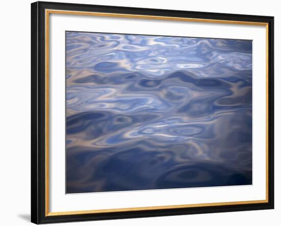 Clouds Reflected in Calm Water, Arctic, Polar Regions-Dominic Harcourt-webster-Framed Photographic Print