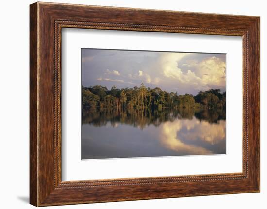 Clouds Reflected in the Sepik River, Papua New Guinea-Sybil Sassoon-Framed Photographic Print