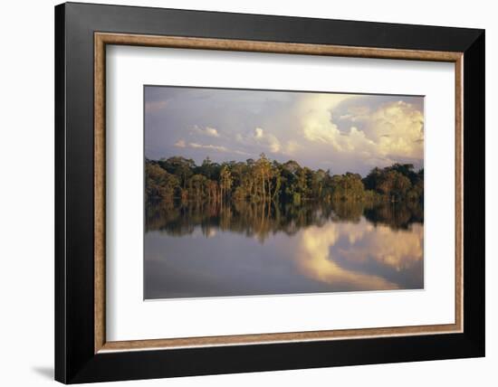 Clouds Reflected in the Sepik River, Papua New Guinea-Sybil Sassoon-Framed Photographic Print