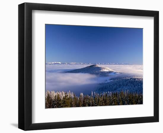 Clouds Settling Over Glacier-Richard Hamilton Smith-Framed Photographic Print