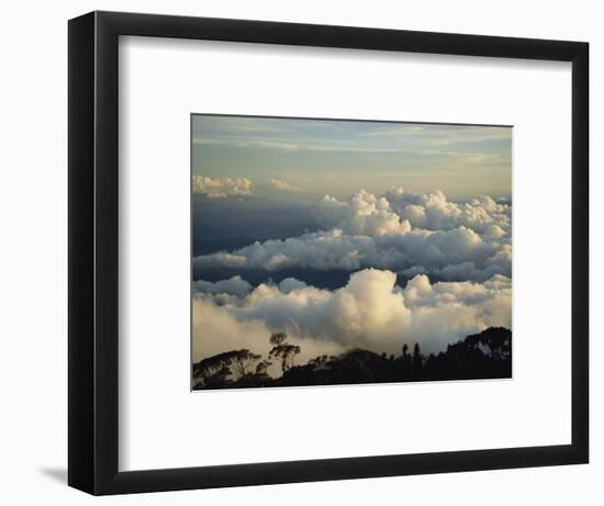 Cloudscape at Dusk from Mt. Kinabalu, Sabah, Malaysia, Borneo, Southeast Asia-Poole David-Framed Photographic Print