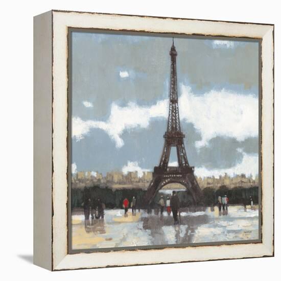 Cloudy Day in Paris 1-Norman Wyatt Jr.-Framed Stretched Canvas
