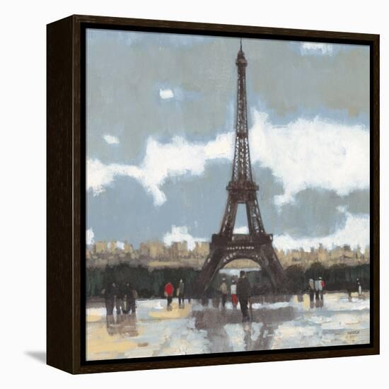 Cloudy Day in Paris 1-Norman Wyatt Jr.-Framed Stretched Canvas