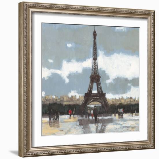 Cloudy Day in Paris 1-Norman Wyatt Jr.-Framed Art Print