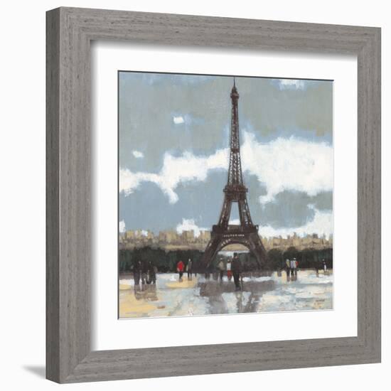 Cloudy Day in Paris 1-Norman Wyatt Jr.-Framed Art Print