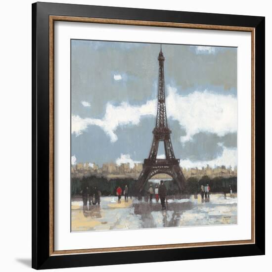 Cloudy Day in Paris 1-Norman Wyatt Jr.-Framed Premium Giclee Print