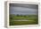 Cloudy day in the Flint Hills of Kansas-Michael Scheufler-Framed Premier Image Canvas