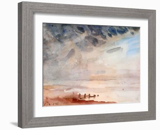 Cloudy Day, Whitstable, 1931-Philip Wilson Steer-Framed Giclee Print