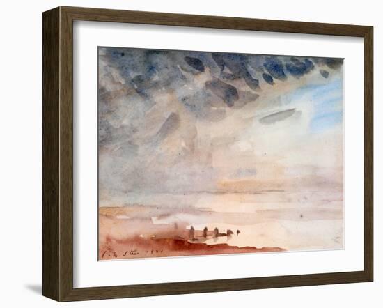 Cloudy Day, Whitstable, 1931-Philip Wilson Steer-Framed Giclee Print