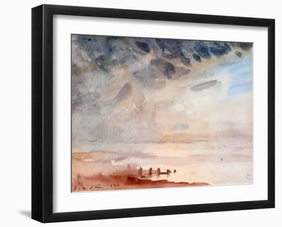 Cloudy Day, Whitstable, 1931-Philip Wilson Steer-Framed Giclee Print