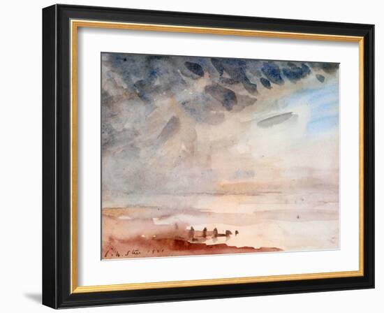 Cloudy Day, Whitstable, 1931-Philip Wilson Steer-Framed Giclee Print