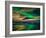 Cloudy Evening with Aurora Borealis or Northern Lights, Kleifarvatn, Iceland-null-Framed Photographic Print