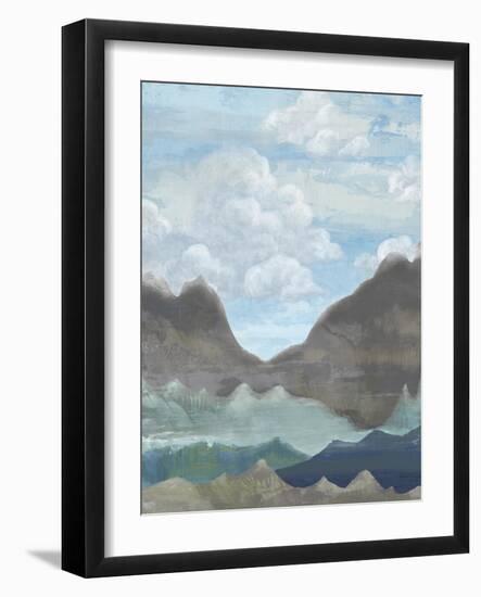 Cloudy Mountains II-Andrea Ciullini-Framed Art Print