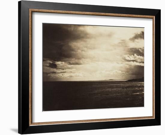 Cloudy Sky, Mediterranean Sea, 1857-Gustave Le Gray-Framed Photographic Print