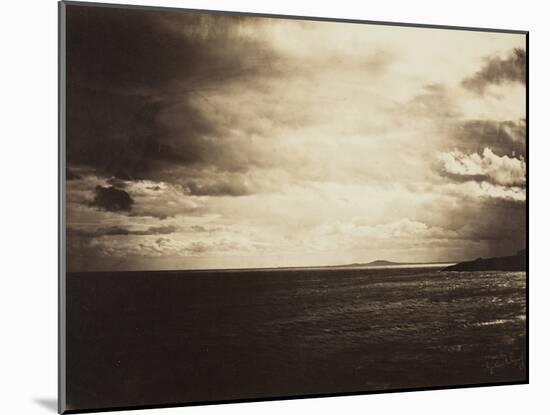 Cloudy Sky, Mediterranean Sea, 1857-Gustave Le Gray-Mounted Photographic Print
