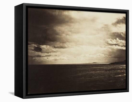 Cloudy Sky, Mediterranean Sea, 1857-Gustave Le Gray-Framed Premier Image Canvas