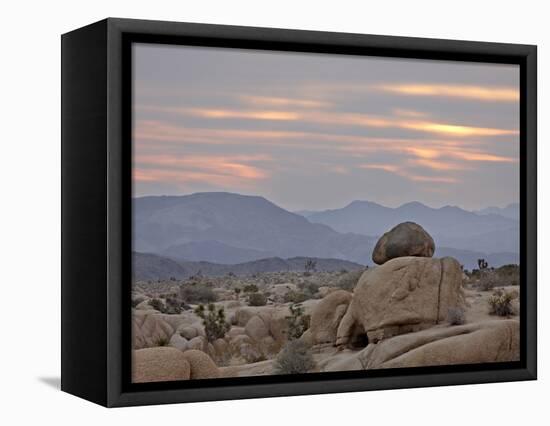 Cloudy Sunrise, Joshua Tree National Park, California, United States of America, North America-James Hager-Framed Premier Image Canvas