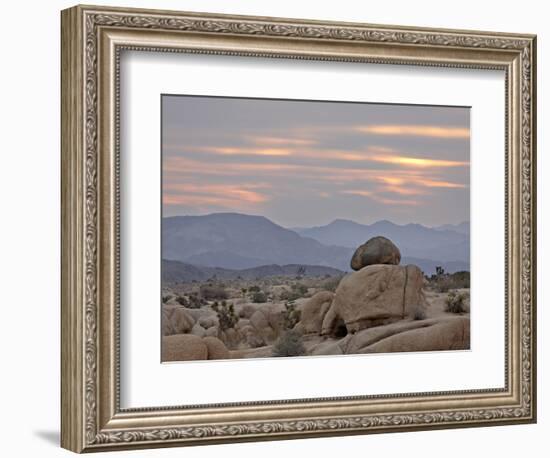 Cloudy Sunrise, Joshua Tree National Park, California, United States of America, North America-James Hager-Framed Photographic Print