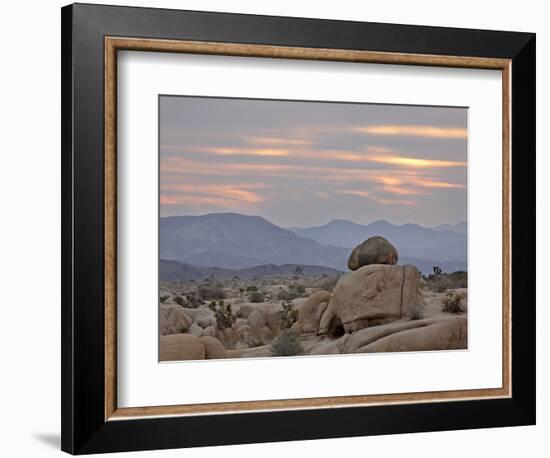 Cloudy Sunrise, Joshua Tree National Park, California, United States of America, North America-James Hager-Framed Photographic Print