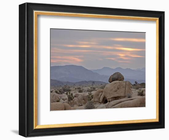 Cloudy Sunrise, Joshua Tree National Park, California, United States of America, North America-James Hager-Framed Photographic Print