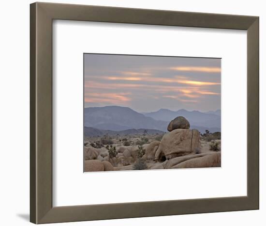 Cloudy Sunrise, Joshua Tree National Park, California, United States of America, North America-James Hager-Framed Photographic Print