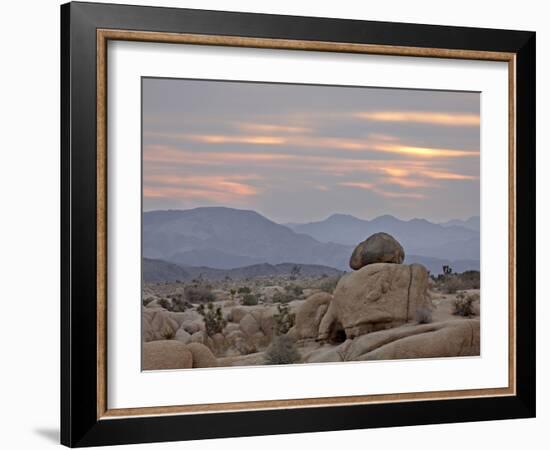 Cloudy Sunrise, Joshua Tree National Park, California, United States of America, North America-James Hager-Framed Photographic Print