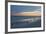 Cloudy Sunset on Crescent Beach, Siesta Key, Sarasota, Florida, USA-Bernard Friel-Framed Photographic Print