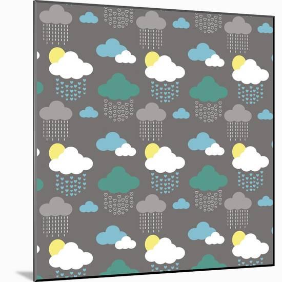 Cloudy with a Chance of Love-Joanne Paynter Design-Mounted Giclee Print