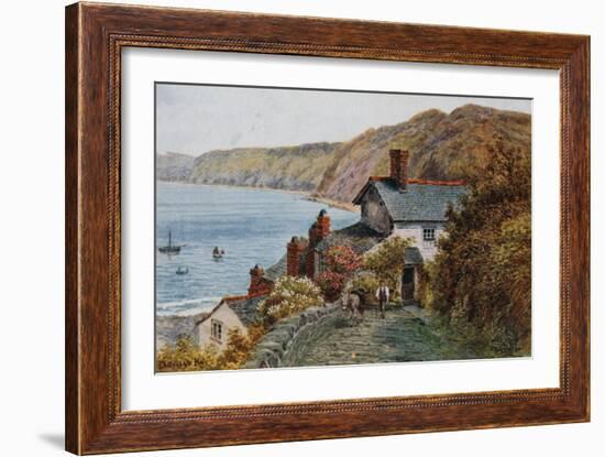 Clovelly Bay-Alfred Robert Quinton-Framed Giclee Print