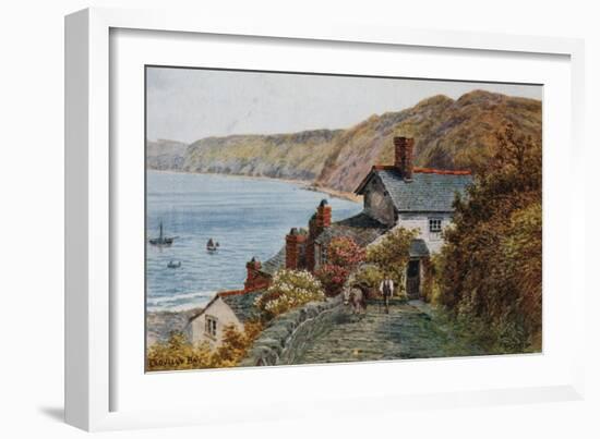 Clovelly Bay-Alfred Robert Quinton-Framed Giclee Print