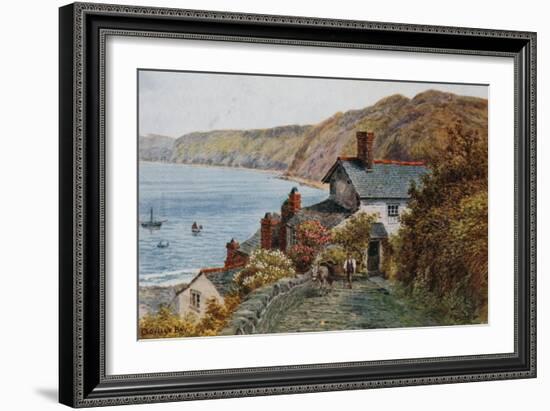 Clovelly Bay-Alfred Robert Quinton-Framed Giclee Print