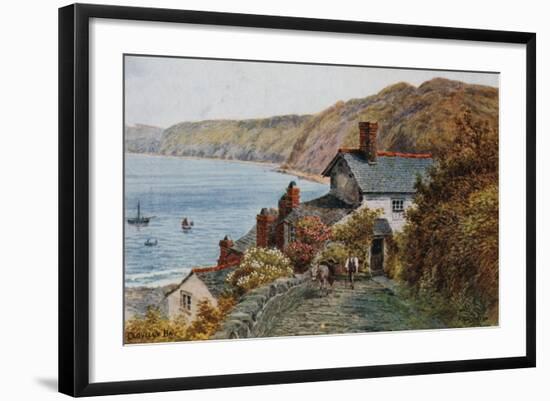 Clovelly Bay-Alfred Robert Quinton-Framed Giclee Print