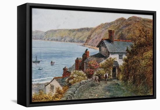 Clovelly Bay-Alfred Robert Quinton-Framed Premier Image Canvas