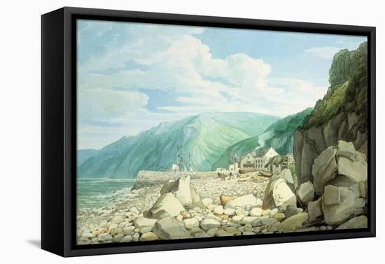 Clovelly, Devon-John White Abbott-Framed Premier Image Canvas