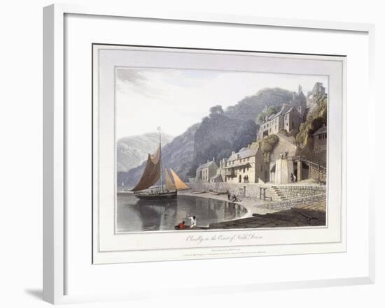 Clovelly, on the Coast of North Devon, 1814-William Daniell-Framed Giclee Print