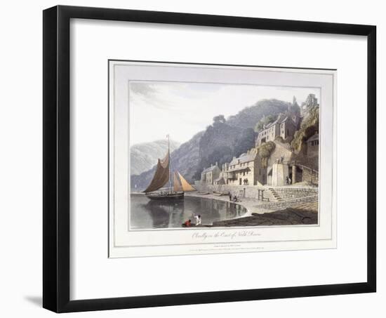 Clovelly, on the Coast of North Devon, 1814-William Daniell-Framed Giclee Print