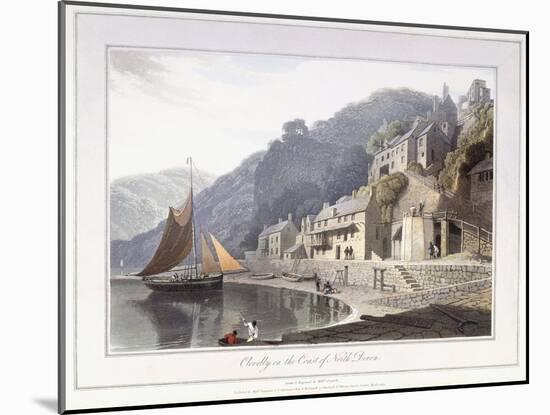 Clovelly, on the Coast of North Devon, 1814-William Daniell-Mounted Giclee Print