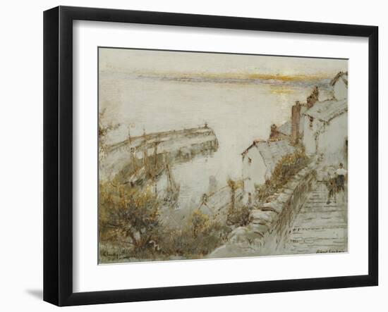 Clovelly-Albert Goodwin-Framed Giclee Print