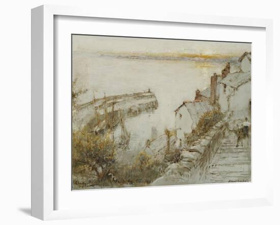 Clovelly-Albert Goodwin-Framed Giclee Print