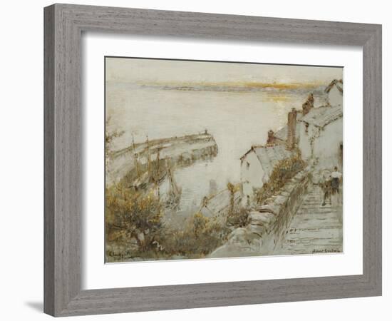 Clovelly-Albert Goodwin-Framed Giclee Print