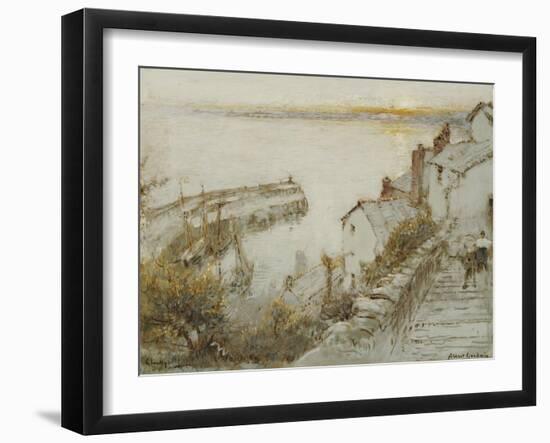 Clovelly-Albert Goodwin-Framed Giclee Print