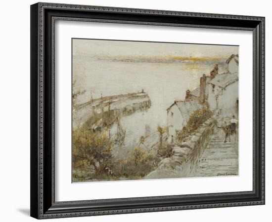 Clovelly-Albert Goodwin-Framed Giclee Print