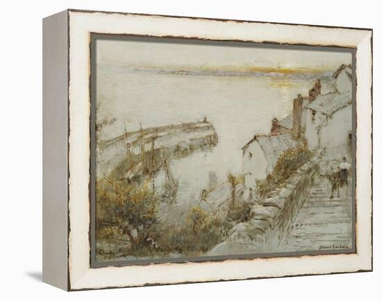 Clovelly-Albert Goodwin-Framed Premier Image Canvas